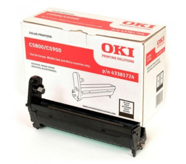Tambor Laser Oki Okipage C5800/5900 - Preto - (43381724)
