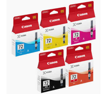 Kit Canon Pixma Pro 10 (PGI72MBK/C/M/Y/R)