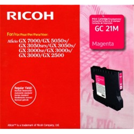 Gel Ricoh GX 3000/3050n/5050n(Type GC-21M) - Magenta - RIOGX3000M