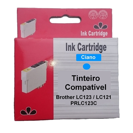 Tinteiro Comp. Cião p/ Brother LC123C/LC121C - PRLC123C