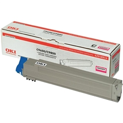 Toner Laser Oki Okipage C9600/9800 - Magenta - - OKIC9600M
