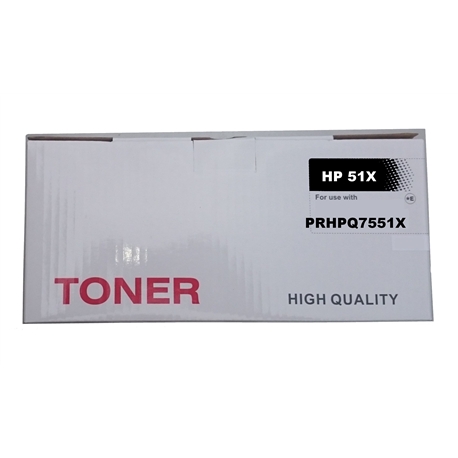 Toner Genérico p/ HPQ7551X - PRHPQ7551X