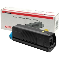 Toner Laser Oki C5100/5300 - Amarelo - OKIC5100A
