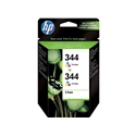 Tinteiro Cores HP DeskJet 5740 - 14ml - 344 - Pack DUPLO