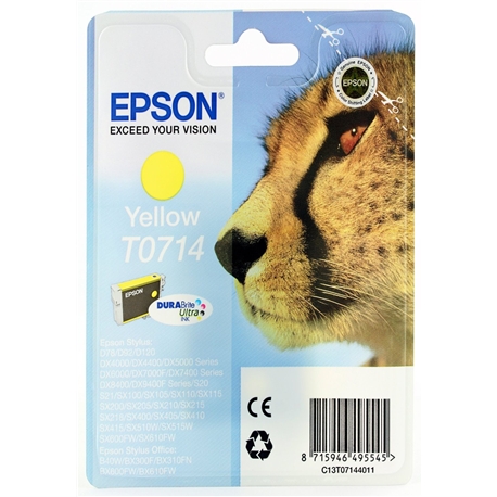 Tinteiro Amarelo Epson Stylus D78 / DX4000/5000/6000 - T071440
