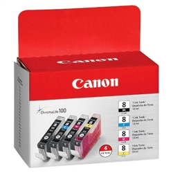 Kit de 3 tinteiro cores Canon Pixma IP4200 - CLI8KIT