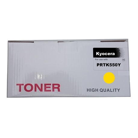 Toner Compatível p/ Kyocera FS-C5200DN - Amarelo - PRTK550Y