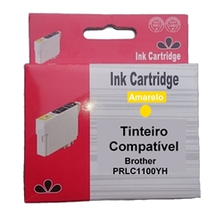 Tinteiro Comp. Amarelo Brother c/ LC1100HYC/LC1100Y/LC980Y - PRLC1100YH