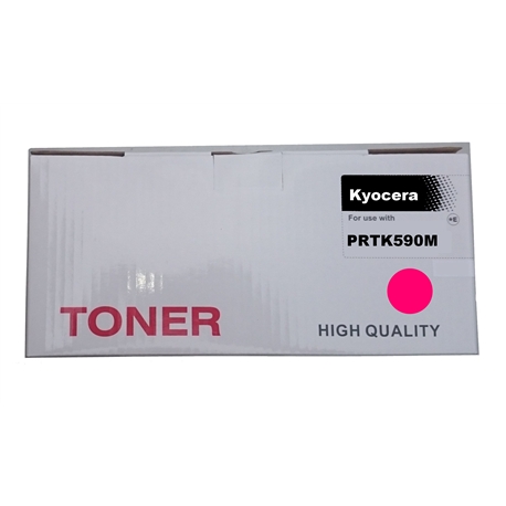 Toner Compatível p/ Kyocera FS-C5250DN - Magenta - PRTK590M
