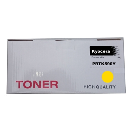 Toner Compatível p/ Kyocera FS-C5250DN - Amarelo - PRTK590Y