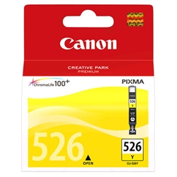 Tinteiro Amarelo Canon Pixma iP4850/iX6550/MG5150/6150/MX885 - CLI526Y