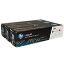 Toner Laser HP LaserJet Pro CP1025N - PACK C/ 3 Cores (126A)