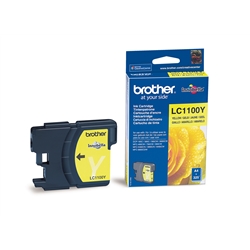 Tinteiro Amarelo Brother MFC-6490CW / DCP-385C/585CW - LC1100Y