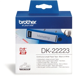 Fita de papel contínuo Brother - Branca - DK22223