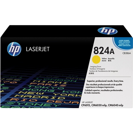 Tambor Laser HP LaserJet CP6015/CM6030 - Amarelo - CB386A