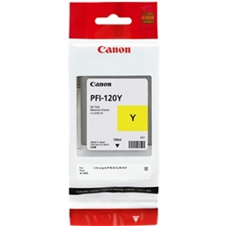 Tinteiro Amarelo Canon IPF TM-200/TM-205/TM-300/TM-305 - PFI120Y