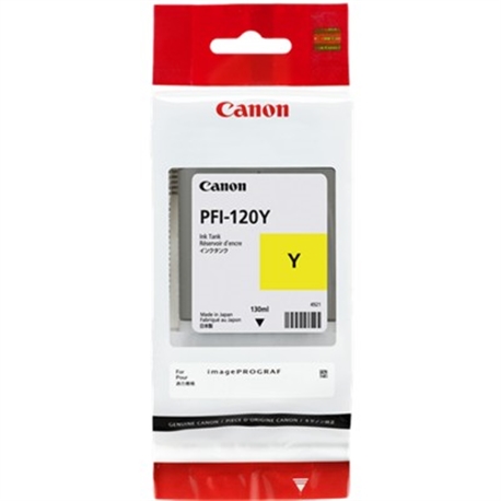 Tinteiro Amarelo Canon IPF TM-200/TM-205/TM-300/TM-305 - PFI120Y