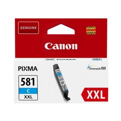 Tinteiro Ciano Canon Pixma TR7500/TR8550/TS6150 - Extra Cap. - CLI581XXLC