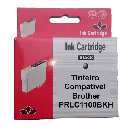 Tinteiro Comp. Preto p/ Brother LC1100HYBK/LC1100BK/LC980BK - PRLC1100BKH