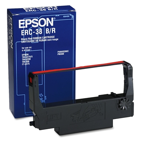 Fita Impressora Epson TM-300 Preto/Vermelho - C43S015245