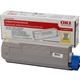 Toner Laser Oki Okipage C5850/5950 - Amarelo - - OKIC5850A