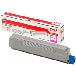 Toner Laser Oki Okipage C8600/8800 - Magenta - - OKIC8600M