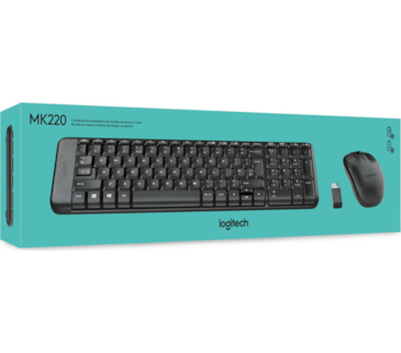 Teclado + Rato Logitech MK220 Wireless PT