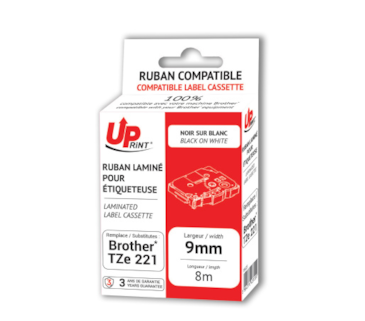 Fita Gravação Compatível p/ Briother TZ221 Uprint