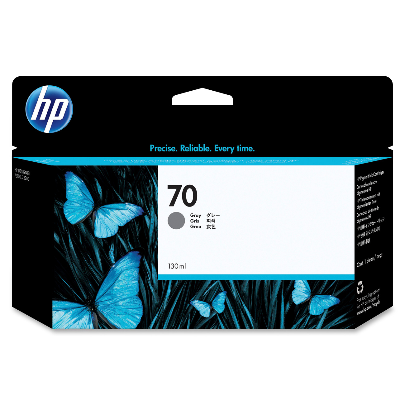 Tinteiro Cinza HP DesignJet Z2000 - 130 ml - 70