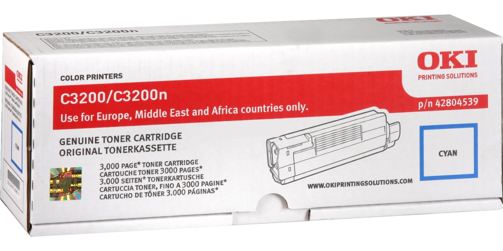 Toner Laser Oki Okipage C3200 - Sião - (42804539)