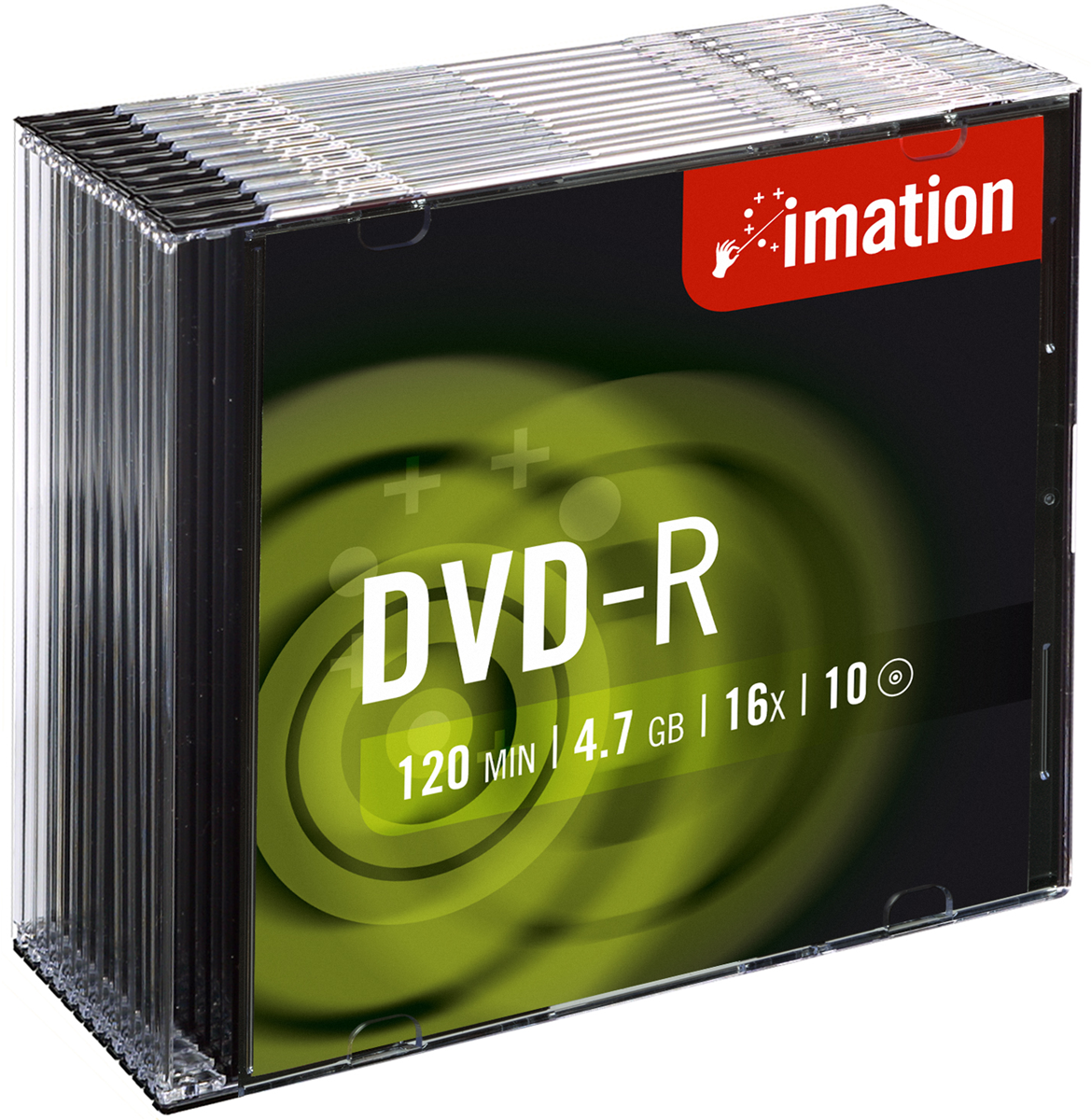 DVD-R Imation - 4,7 Gb - 16x - Slim - Pack 10