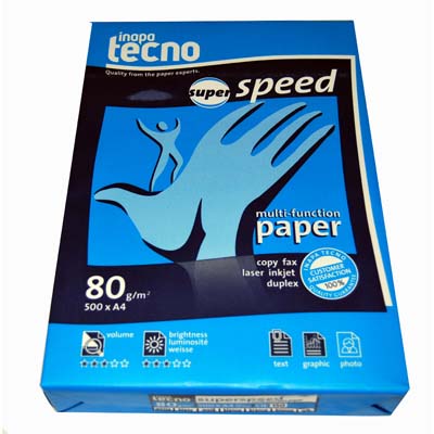 Papel Fotocópia Inapa Tecno Superpeed A4 80 grs