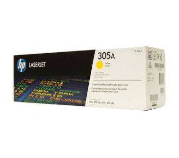 Toner Amarelo HP LaserJet Pro 300/400(2600 Cópias) - 305A