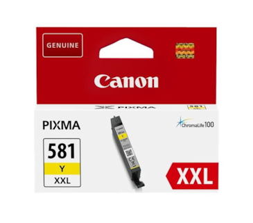 Tinteiro Amarelo Canon Pixma TR7500/TR8550/TS6150-Extra Cap.
