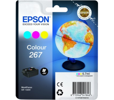 Tinteiro Cores Epson WorkForce WF-100W - 267