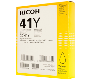 Gel Ricoh SG 2100/3100 (GC-41Y) 2200 cópias - Amarelo
