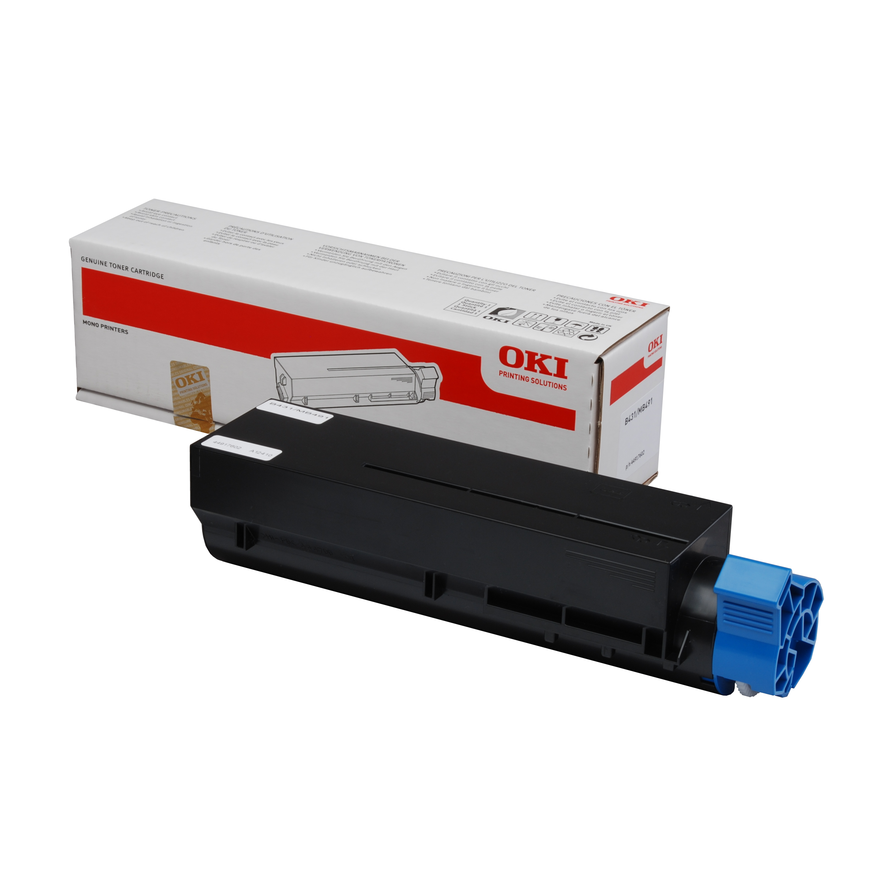 Toner Laser Oki B431/MB491 - 12000K (44917602)