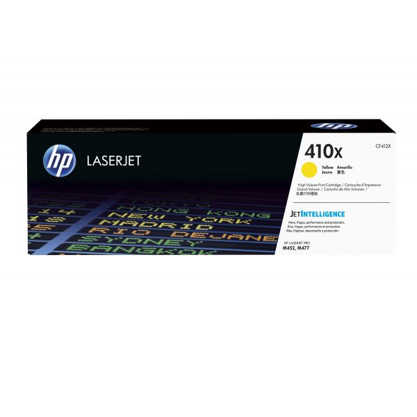 Toner Amarelo HP Color LaserJet M452/Pro M477 Séries (410X)