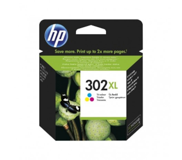 Tinteiro Cores HP Deskjet 1110/2310/Officejet 3830 - 302XL C