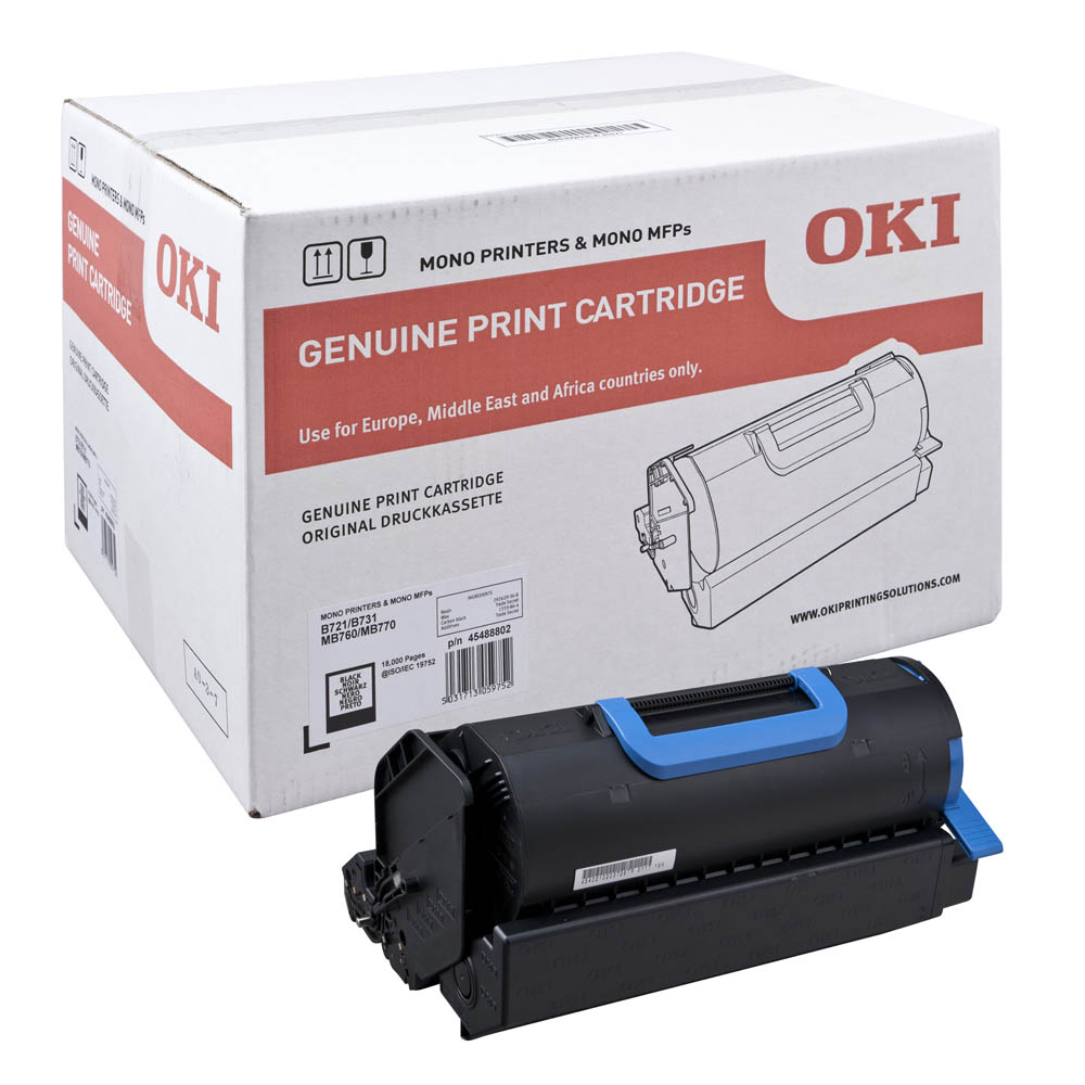 Toner Laser Oki MB760dn p/ 18.000 cópias