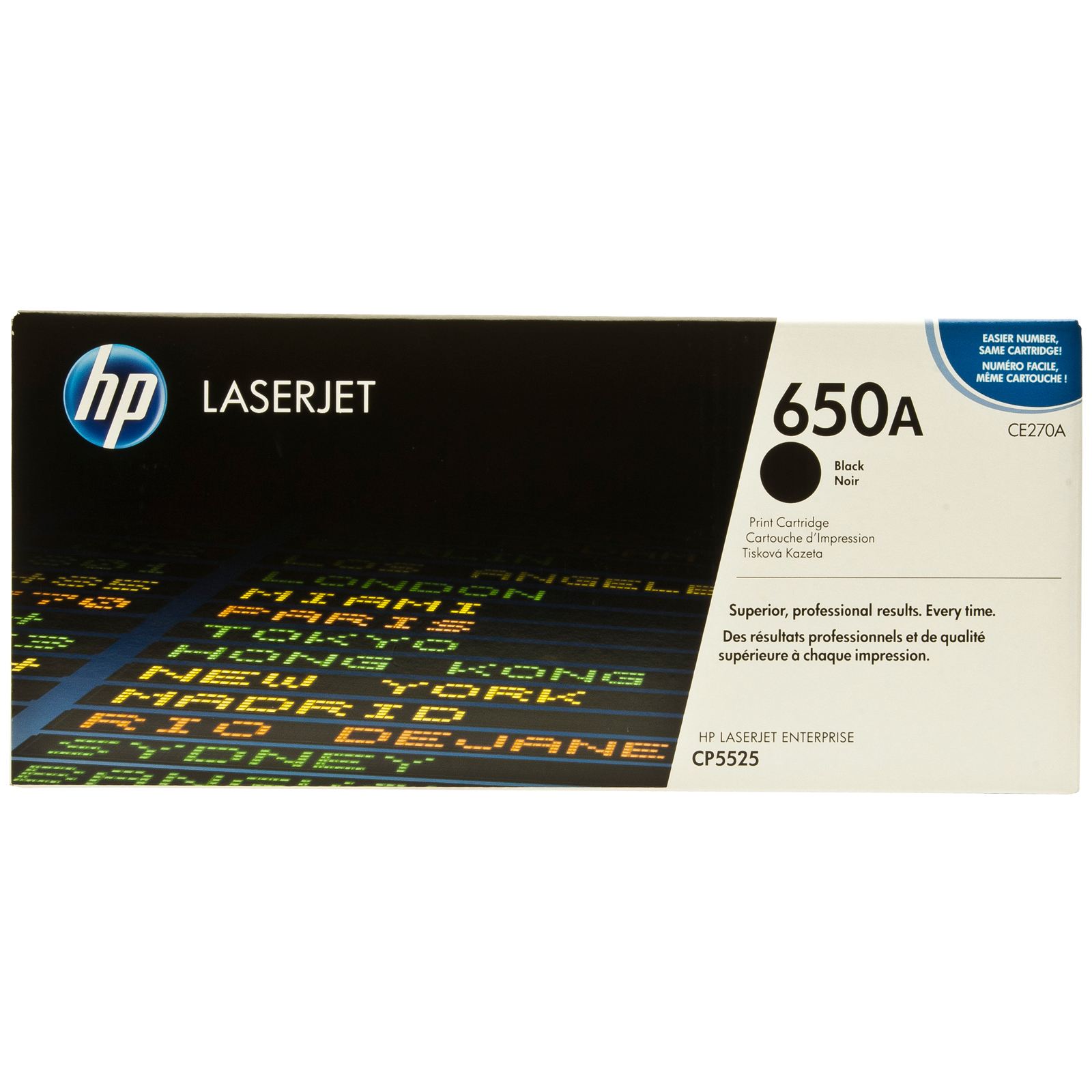 Toner Laser HP LaserJet CP 5525 - Preto