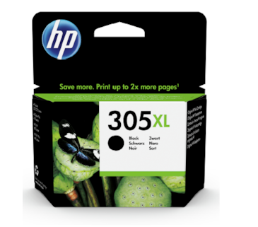 Tinteiro Preto HP Deskjet 1255/2710/Envy 6010/6020-HP305XL P