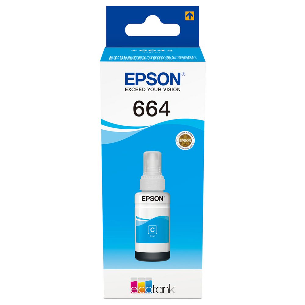 Tinteiro Cião Epson EcoTank ET-2500/ET-4500/ET-1405 - 70ml