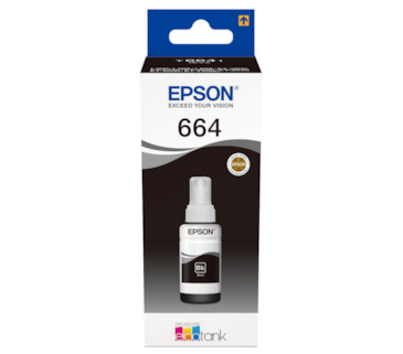 Tinteiro Preto Epson EcoTank ET-2500/ET-4500/ET-1405 - 70ml