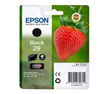 Tinteiro Preto Epson Expression Home XP-235/332/335/432 - 29