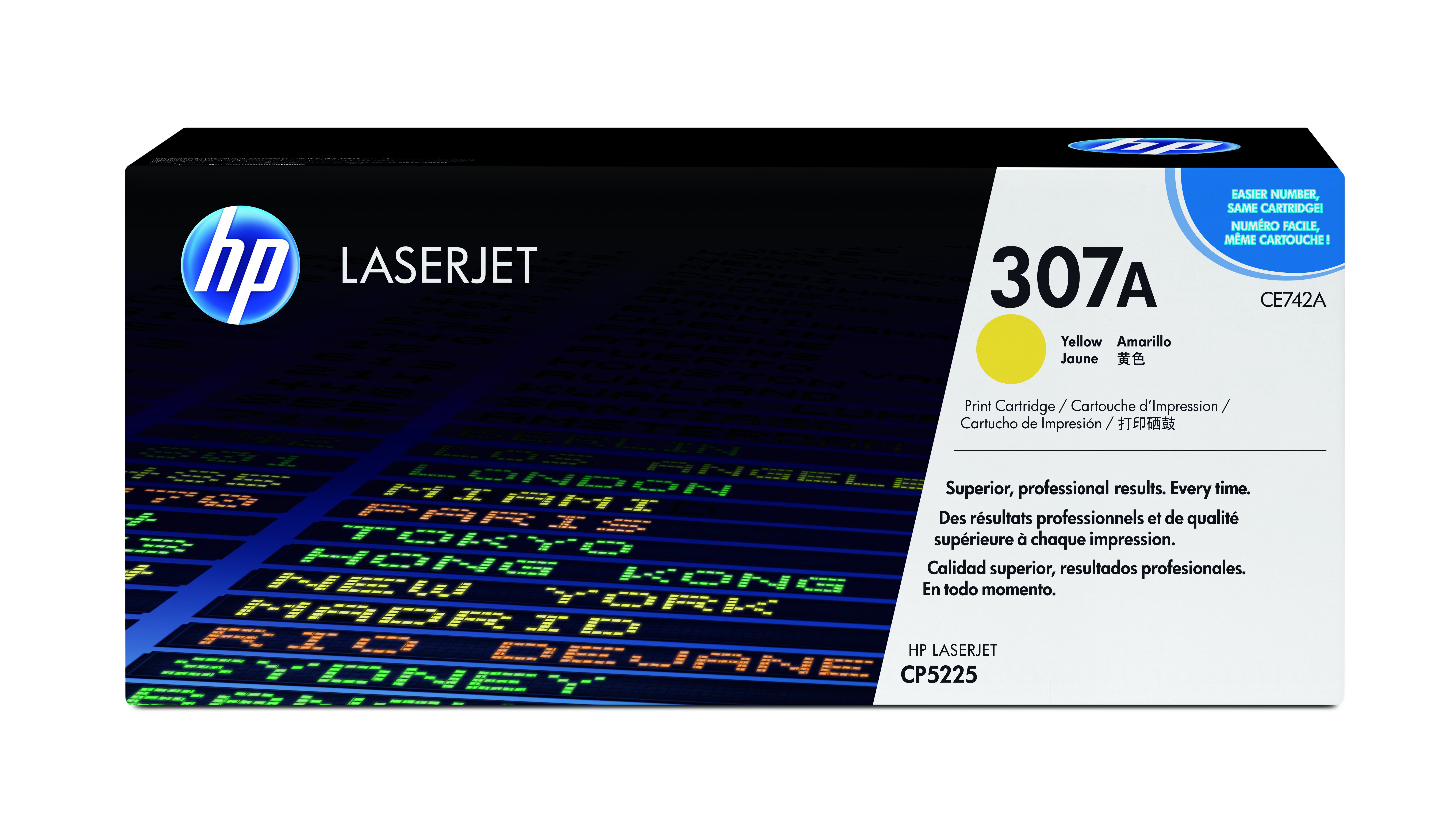 Toner HP LaserJet CP5225/D/N - Amarelo - 7300 cópias (307A)