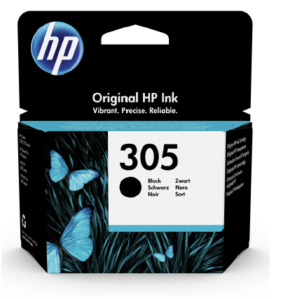 Tinteiro Preto HP Deskjet 1255/2710/Envy 6010/6020 - HP305 P