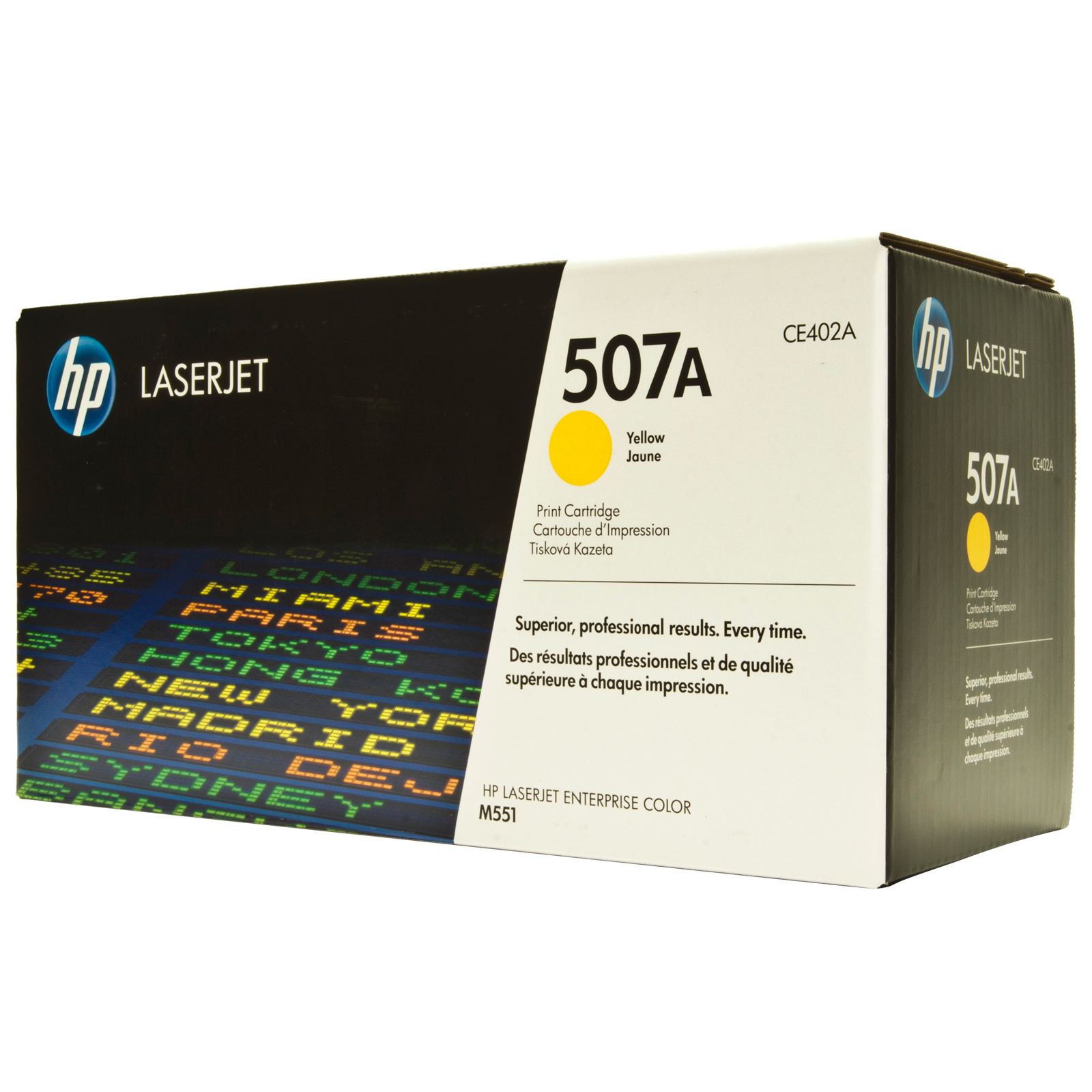 Toner Laser HP LaserJet M551N - Amarelo (507A)