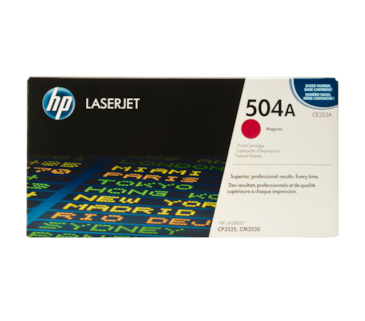 Toner Laser HP LaserJet CP3525 / CM3530 - Magenta - 504A