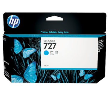 Tinteiro Cião HP DesignJet T920/1500/2500 - 130ml - 727